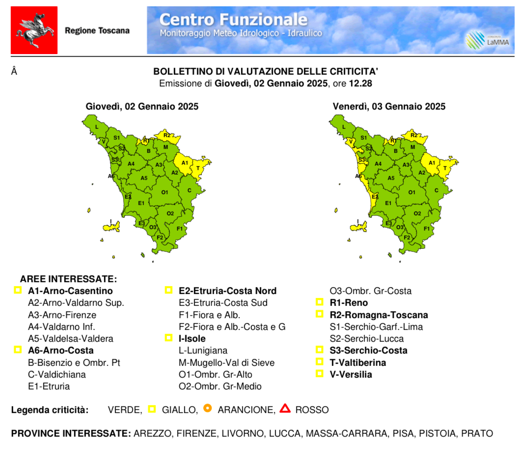 allerta meteo 03012025