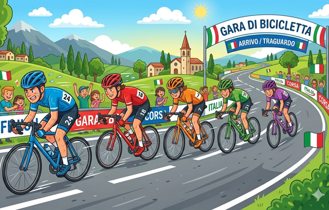 immagine gara ciclistica